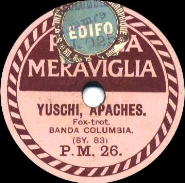 BANDA COLUMBIA - Yusci, Apaches   (Serie Piccole Meraviglia)