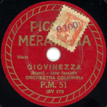 ORCHESTRA COLUMBIA - Giovinezza