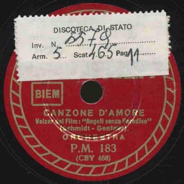 ORCHESTRA - Canzone d amore
