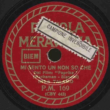 TALAMO INES - Mi sento un non so che