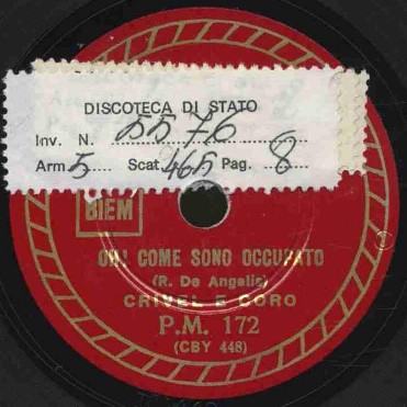 CRIVEL E CORO - Oh come sono occupato