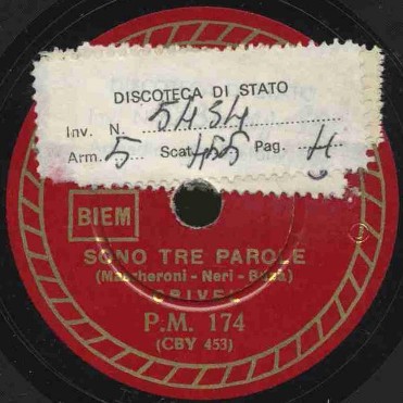 CRIVEL - Sono tre parole