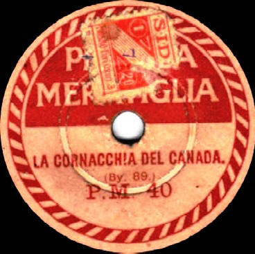 La cornacchia del Canada (etichetta prima pubblicazione)