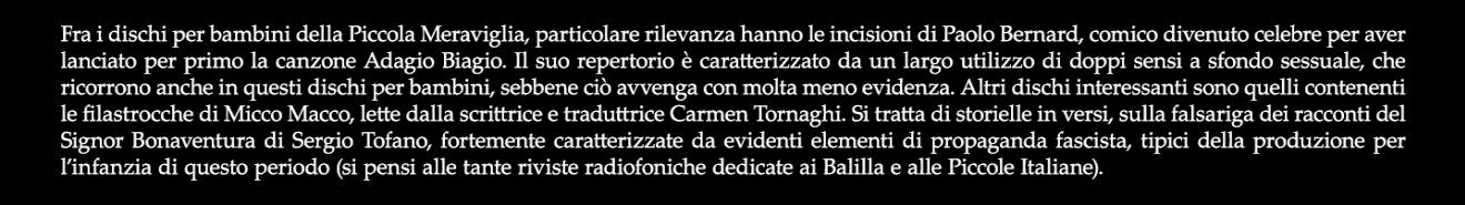 Cliccando su questo spazio potrai ascoltare una breve presentazione della stanza dedicata ai dischi piccola meraviglia per l'infanzia