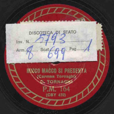 TORNAGHI C - Micco Macco si presenta