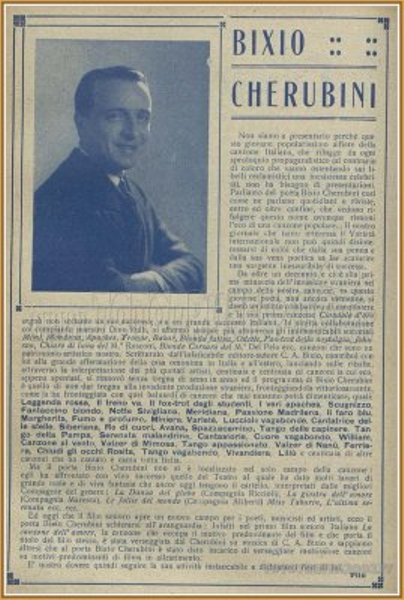 Un articolo su di lui del 1931