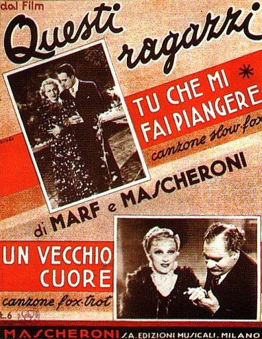 Tu che mi fai piamgere spartito
