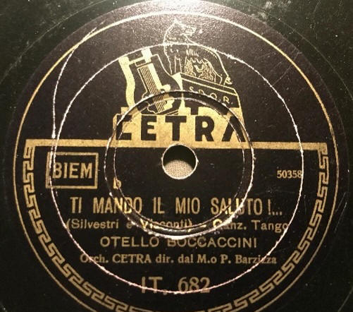 Ti mando il mio saluto Otello Boccaccini
